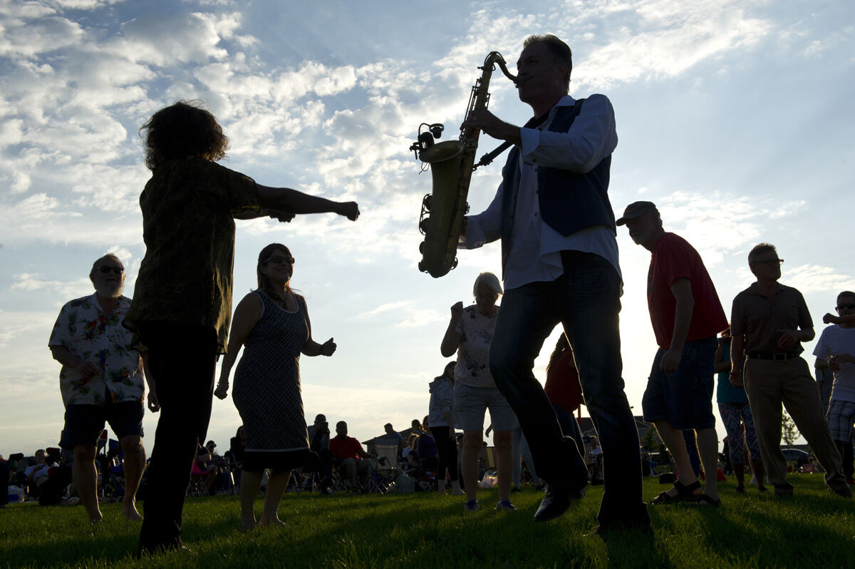 BANNING LEWIS RANCH SUMMER CONCERT SERIES - sax-player-n-dancers